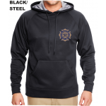 UltraClub Cool & Dry Sport Hooded Fleece